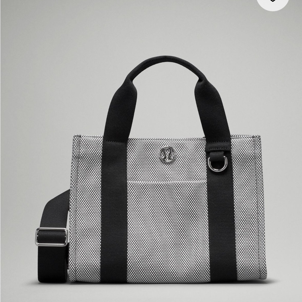 lululemon athletica Black & White Canvas Tote